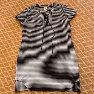 Cabi blue and white stripe dress. Size medium